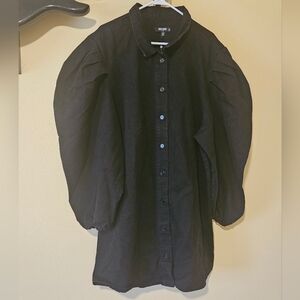 Missguided Puff Sleeve Dress